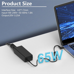 High Durability 65W 20V 3.25A Power Charger For Lenovo, 4017 4.0x1.7mm Connector, Overheat Prevention For Continuous Use - Product Image 4