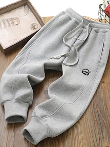 <span class=keywords><strong>Pantaloni</strong></span> Sportivi Invernali per Bambini con Fodera in Pile e Vita Elastica in Tessuto Lavorato a Maglia - Product Image 3