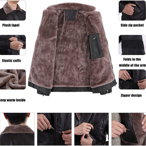 Premium Quality Lightweight Men <b>Winter</b> <b>Leather</b> <b>Jacket</b> Best Quality Custom Made Breathable Comfortable <b>Leather</b> <b>Jacket</b> For Men - Product Image 5