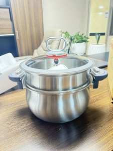 <span class=keywords><strong>Olla</strong></span> <span class=keywords><strong>a</strong></span> <span class=keywords><strong>Presión</strong></span> Multifuncional de Acero Inoxidable Triple de 26 cm y 7 L, Antiadherente, de Alta Calidad, para el Hogar, Venta al por Mayor - Product Image 6