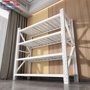 Warehouse Supermarket Home Cargo Rack Customizable Color <b>Metal</b> Heavy - Duty Multi - Layer Storage Shelves Display <b>Cabinet</b> - Product Image 3