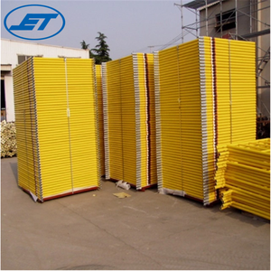 Échafaudage en acier galvanisé durable, type cadre de coffrage Plettac, échafaudage d'occasion à vendre aux EAU, échafaudage en acier à cadre en H - Product Image 3