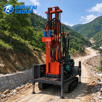 Foreuse hydraulique rotative automatique montée sur chenilles pour puits profonds et projets de forage de nappes phréatiques