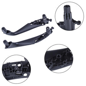 Nouvel ensemble de 8 poignées de porte intérieures en fibre de carbone noire pour les modèles Série 5 G30/G31/G38/F90 M5 LCI - Product Image 2