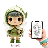 Meiyantoys OEM Figura de acción coleccionable de resina, muñeco de acción de dibujos animados de hadas y elfos de resina personalizado, juguete sorpresa para festivales para niños