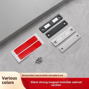 <span class=keywords><strong>Porte</strong></span> d'armoire magnétique moderne ultra-mince en acier inoxydable <span class=keywords><strong>fermeture</strong></span> <span class=keywords><strong>coulissante</strong></span> facile à tiroir pour le perçage d'installation <span class=keywords><strong>de</strong></span> salon - Product Image 3