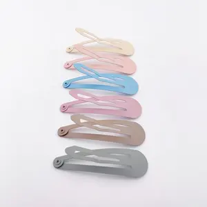 Colored Children's Hair Clip Matte 5CM Pink Blue Cute BB Clip Accessory Set
