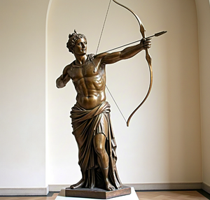 Sculpture antique en bronze <span class=keywords><strong>de</strong></span> Gaius Julius César, guerrier romain antique, en métal moulé, design moderne et traditionnel, attrayant - Product Image 2