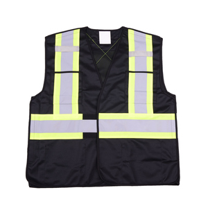 Huỳnh quang đa túi Vest Vàng 5 điểm ly khai xây dựng lưới <span class=keywords><strong>polyester</strong></span> Tùy chỉnh công nghiệp an toàn vest phản quang - Product Image 5