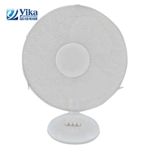12 Inch Desk Fan Plastic 12 Inch 3 PP Blades Oscillating Air Cooling Desk Fan Timer Small Plastic Table Fan For Home