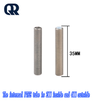 Accessoires pour imprimante 3D, tube de gorge en acier inoxydable M6*35mm, tube de gorge MK8 extra long avec outil en téflon