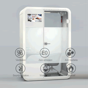 Résistant à <span class=keywords><strong>l</strong></span>'<span class=keywords><strong>eau</strong></span> pour compartiment professionnel, 1 pièce, cabine d'enregistrement sonore des séries d'affaires, nouveauté - Product Image 2