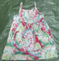 Ventes en gros de robes d'été décontractées d'occasion, robes pour filles, inventaire de vêtements d'été pour enfants, style imprimé de dessins animés, expédition aléatoire