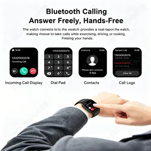 P122 Smart Watch Multi-sport mode Blood Pressure Sleep Health Monitoring 1.85 Inch Call IP68 Waterproof Smartwatch Hw12 - Product Image 2