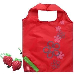 2025 New Pink Cute Eco Cartoon Animal Foldable Keychain Shopping Bag Waterproof <b>Folding</b> Shopping Bag - Product Image 4