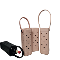 Sac de transport pour bouteille de vin en EVA pour l'extérieur 2023, sac de transport pour vin pour fête à la piscine, voyage, plage, piscine