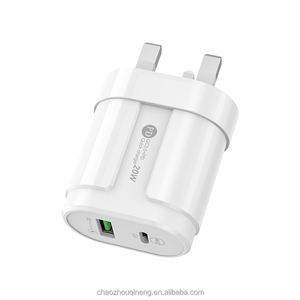 Chargeurs de téléphone double ports d'usine OEM <span class=keywords><strong>Chargeur</strong></span> mural USB C Type c Prise UE US Royaume-Uni <span class=keywords><strong>Chargeur</strong></span> de téléphone USB - Product Image 6