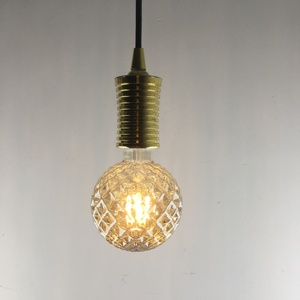 Edison dẫn bóng đèn toàn cầu bóng đèn G95 dứa khói màu 4W 220-240V E27 Bóng đèn cổ điển sóc dây tóc trang trí ánh sáng - Product Image 1