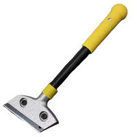 Pelle de nettoyage de sol en verre jaune couteau grattoir de fenêtre couteau utilitaire avec poignée en plastique et fer à repasser pour le nettoyage des carreaux