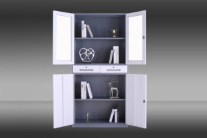 Armoire de rangement de style moderne pour garage, mobilier de bureau mobile, armoire réglable, casier de rangement en métal - Product Image 6