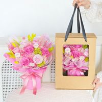 Bouquet de roses séchées et préservées en gros pour la fête des Mères, la Saint-Valentin et autres occasions – Produit fini