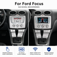 Autoradio 7 pouces avec système Linux pour Ford Focus Mondeo Galaxy / C-max S-Max / Kuga, unité centrale multimédia sans fil Android Auto CarPlay