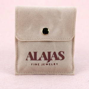 Bolsa de Terciopelo con Logotipo Personalizado, Bolsa de Ante Tipo Sobre, Bolsa de Microfibra para Exhibición de Joyería, Bolsa de Regalo para Aretes y Collares - Product Image 1