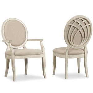 Bộ bàn ghế ăn gỗ tròn kiểu Pháp cổ điển, sang trọng, sản xuất tại nhà máy OEM tốt nhất - Product Image 6