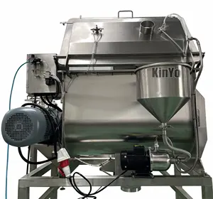 KinYo 1500L powder ribbon blending machine all stainless steel rice paste mixer