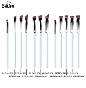 Pinceles de <span class=keywords><strong>Maquillaje</strong></span> Angulares Delgados para Tinte, con Logotipo Personalizado, Marca Privada, Pincel Plano para Cejas, Delineador, Corrector y Tinte de Cejas - Product Image 2