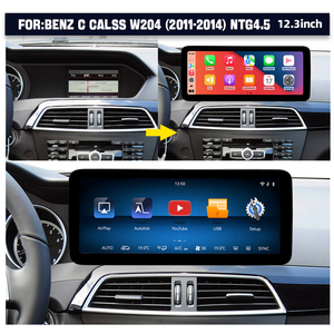Reproductor Multimedia para Automóvil con Sistema Linux de 12.3 Pulgadas, Navegación GPS, Reproductor Inalámbrico Carplay para Mercedes-Benz Clase <span class=keywords><strong>C</strong></span> W204 <span class=keywords><strong>2011</strong></span>-2014 - Product Image 2