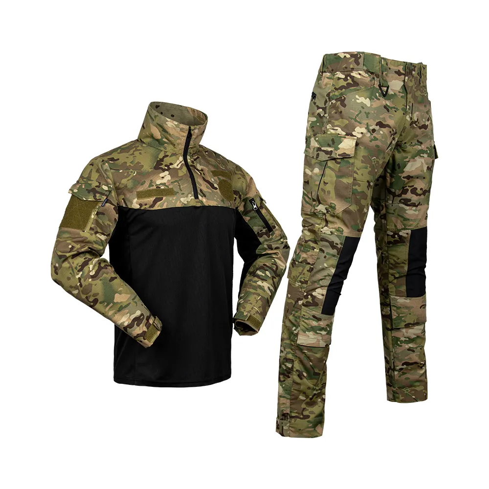Wholesale Tactical Suit Shirt Pants Camouflage Outdoor Training Combat Uniform For Men