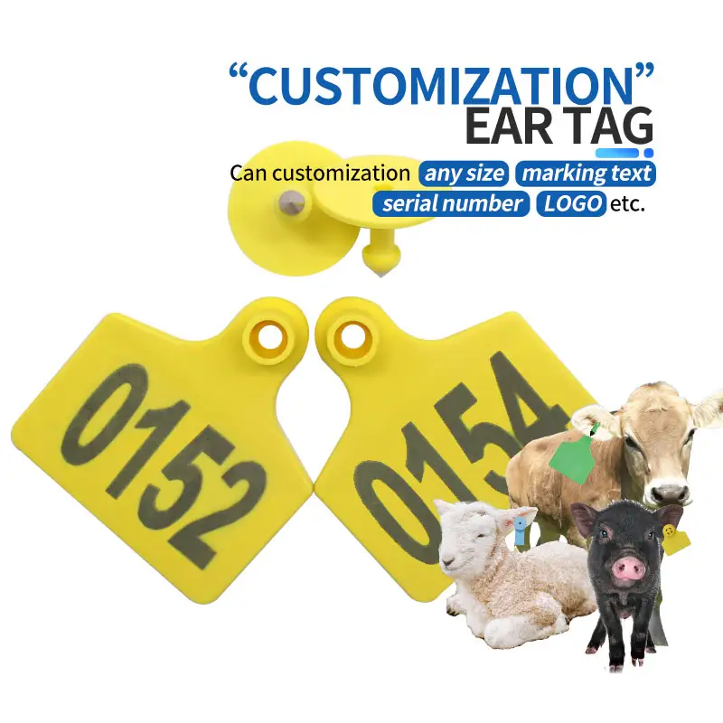 HED-ET122 solar ear tags cattle gps tracking ear tags price china cattle ear tag