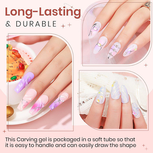 BORN PRETTY <span class=keywords><strong>Gel</strong></span> <span class=keywords><strong>de</strong></span> modelage 5D pour nail art, colle transparente sans résidu pour dessin 3D, moulage, sculpture, fixation <span class=keywords><strong>de</strong></span> pierres et <span class=keywords><strong>d</strong></span>écorations pour ongles - Product Image 6