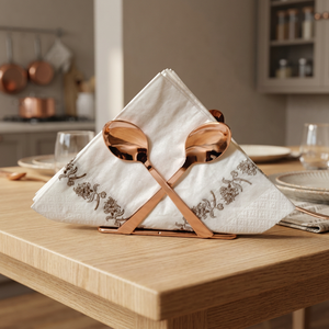 Debout papier Collection métal Table porte-serviettes fil porte-mouchoirs en acier inoxydable cuisine comptoir Table porte-mouchoirs - Product Image 1