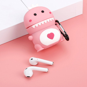 Étui de protection en silicone souple pour écouteurs, design <span class=keywords><strong>dinosaure</strong></span> 3D, pour 3 Pro 2 1, étui en silicone pour écouteurs de dessin animé - Product Image 5