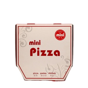 Eco Friendly Manufacturer Custom shape design frozen octagon pizza delivery dough box