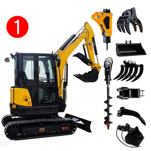 Mini-excavatrice 3,5 tonnes avec moteur, coupleur hydraulique rapide, haute efficacité, livraison gratuite - Product Image 4