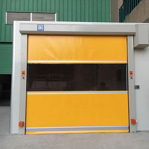 Porte automatique à enroulement rapide en <span class=keywords><strong>PVC</strong></span> pour lavage de voitures en extérieur à vitesse élevée - Product Image 4