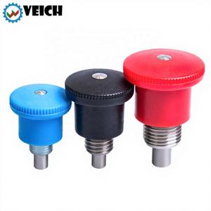 <span class=keywords><strong>Veich</strong></span> VCN218-B/MB Befestigungselement Rot Blau Schwarz Kunststoffknopf Kohlenstoffstahl Indexierstift für Maschinen Kundenspezifische Größe - Product Image 1