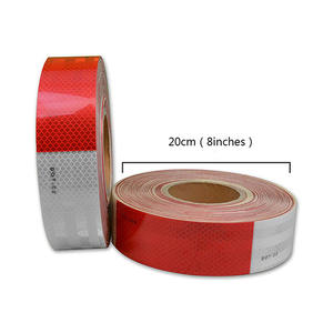 3 M Reflective Tape 983D-2 Reflective Safety Red and White Reflecting Signmark 3 m Diamond Grade Reflective Tape - Product Image 2