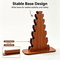 3 types de supports pour haltères en chêne rouge, 5 niveaux, 6 niveaux, 10 niveaux, durables, réglables, stables, portables, pour le rangement en salle de sport