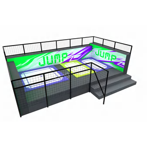 Área de Juegos Interior para Niños, Equipo de Juegos Suaves, <span class=keywords><strong>Zona</strong></span> de <span class=keywords><strong>Trampolines</strong></span> con Tobogán y Piscina de Pelotas - Product Image 6