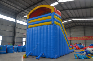 Trẻ em PVC lâu đài Inflatable trượt cho ngoài trời tương tác vui vẻ cho nhà trường trung tâm mua sắm trượt nước sản phẩm - Product Image 3