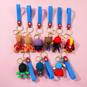 Phim hoạt hình anime <span class=keywords><strong>Keychain</strong></span> phim hoạt hình búp bê <span class=keywords><strong>Keychain</strong></span> 3D PVC <span class=keywords><strong>Silicone</strong></span> Mặt dây chuyền xe mặt dây chuyền bán buôn - Product Image 4