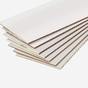 صناديق كرتون مموجة مخصصة قابلة لإعادة التدوير بيضاء للشحن - Product Image 5