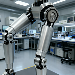 カスタマイズされたステンレススチールギア<span class=keywords><strong>CNC</strong></span>ロボットジョイントモジュール二足歩行/四足歩行リデューサー統合モーターモジュールEDMワイヤー精密 - Product Image 2