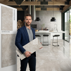 Alecia Verde Green Marble Look Porcelain Tiles 600x1200mm High Gloss Finish for Premium Interior Projects - Product Image 2