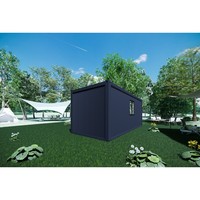 Maisons conteneurs modulaires pliables en acier léger, design créatif Star Cabin, pour cuisine, salon, chambre, écologiques, 20 pieds