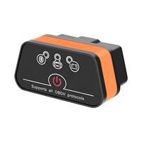 Escáner de Diagnóstico de Motor Vgate ICar2 BT Android OBDII - Negro Naranja - Producto OEM Original